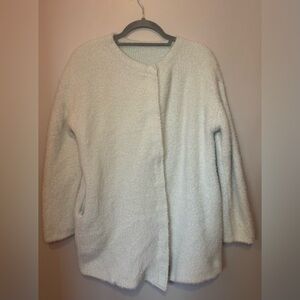 Elegant Very Light Green Teddy Sweater/Jacket